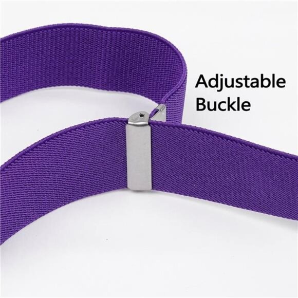 Alizeal Men's Y-Back Adjustable Suspender and Bowtie Set - Picture 3 of 8